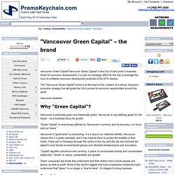 Articles - Sustainabililty - "Vancouver Green Capital" – the brand