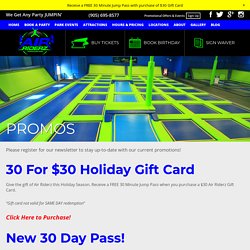 Best Promos & Offers by Air Riderz Trampoline Park Aurora