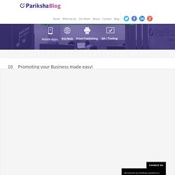 Promote Business Blog online, How to Promote Your Business: 5 Steps only