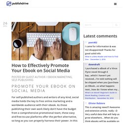Promote your ebook on social media