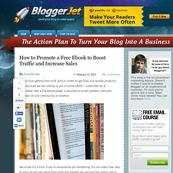 How to Promote a Free Ebook to Boost Traffic and Increase Sales - FounderTips