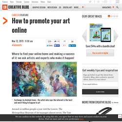 How to promote your art online