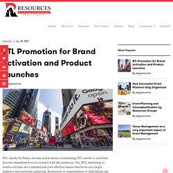 BTL Promotion for Brand Activation & Product Launches