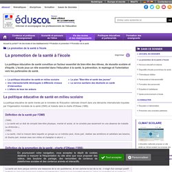 Education à la santé