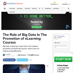 The Role Of Big Data In The Promotion Of eLearning Courses