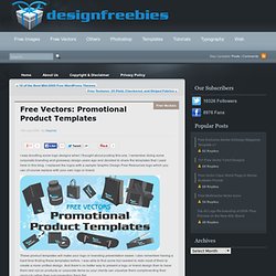 Free Vectors: Promotional Product Templates