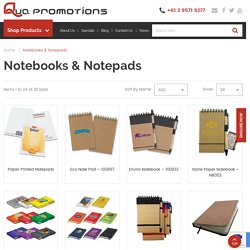 Custom Printed Promotional Notebooks