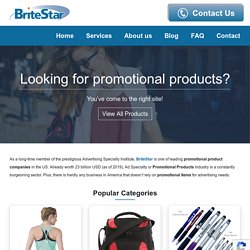 Custom Promotional Products and Items