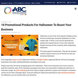 10 Promotional Products For Halloween To Boost Your Business