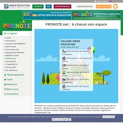 PRONOTE.net