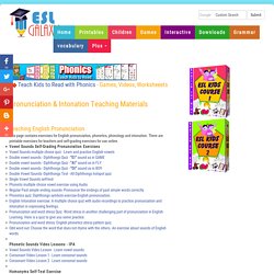 ESL pronunciation and intonation lesson plans, phonetic IPA