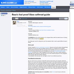Razz&#039;s fool proof Xbox softmod guide - Xbox - Gaming - Disc