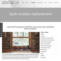 Sash Window Restoration Sydney, The Northern Beaches