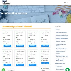 PhD Thesis Proofreading Services