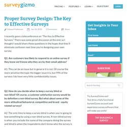 Proper Survey Design: The Key to Effective Surveys