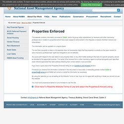 Properties Enforced List - National Asset Management Agency