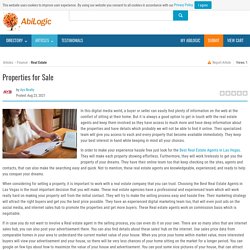 Properties for Sale