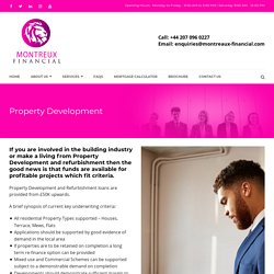 Property development loans Buckinghamshire