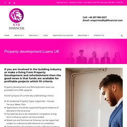 Get Property Development Finance UK