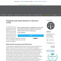 Property and Asset Division in Divorce Cases
