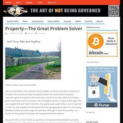 Property—The Great Problem Solver