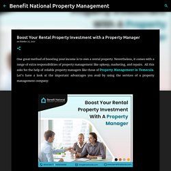 Boost Your Rental Property Investment with a Property Manager