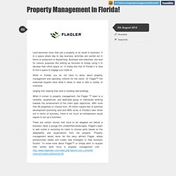 Property Management In Florida Tumblr