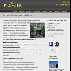 The Best property management service - Premier Real Estate Management, Inc.