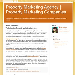 Property Marketing Companies: An Insight into Property Marketing Services