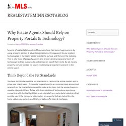 Why Estate Agents Should Rely on Property Portals & Technology?