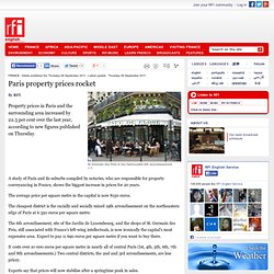 Paris property prices rocket