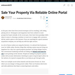 Sale Your Property Via Reliable Online Portal