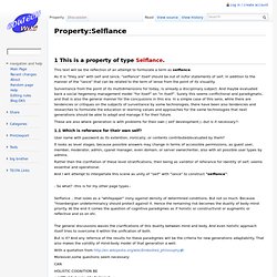Property:Selflance