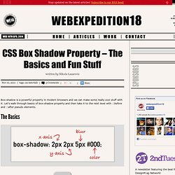 CSS Box Shadow Property – The Basics and Fun Stuff
