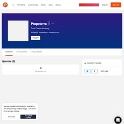 Propeterra's profile on Product Hunt