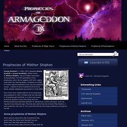 Prophecies of Armageddon » Prophecies of Mother Shipton