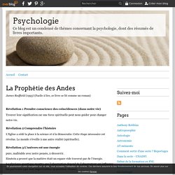 La Prophétie des Andes - Psychologie