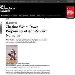 Chatbot Wears Down Proponents of Anti-Science Nonsense