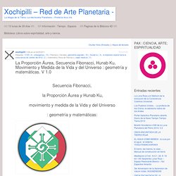 La Proporción Áurea, Secuencia Fibonacci, Hunab Ku, Movimiento y Medida de la Vida y del Universo : geometría y matemáticas. V 1.0 « Xochipilli – Red de Arte Planetaria -