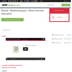 Mooc FranceTv Education