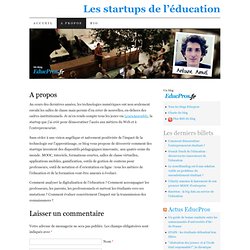Les startups de l’éducation