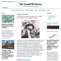 À propos / Licences – The Sound Of Science