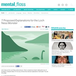 7 Proposed Explanations for the Loch Ness Monster