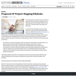 Proposed AP Project: Mapping Wikileaks