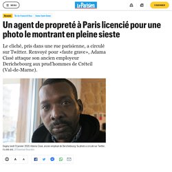 Un agent de propreté à Paris licencié pour une photo le montrant en pleine sieste