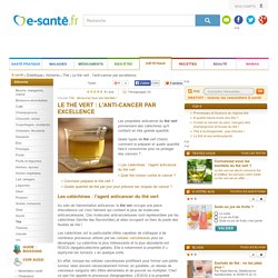 Thé vert, propriétés anticancer du thé vert, cathéchine