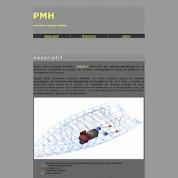 PMH - propulsion marine hybride - hybrid marine propulsion system