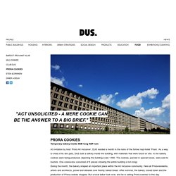 DUS Architects Amsterdam - Prora Cookies