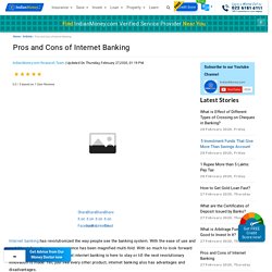 Pros and Cons of Internet Banking
