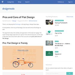 Pros and Cons of Flat Design